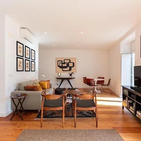 Appartement Liberdade Great Bright With Ac Elevator Garage *